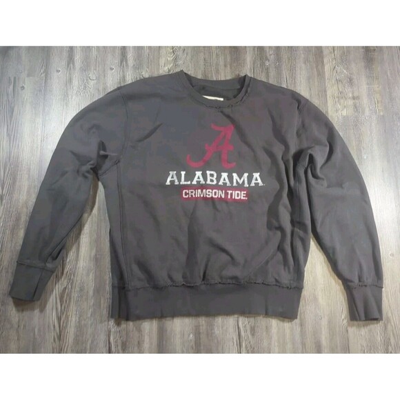 Alabama Crimson Tide Sweatshirt Mens XXL Gray Red Sweater Colosseum NCAA 2XL - Picture 1 of 16